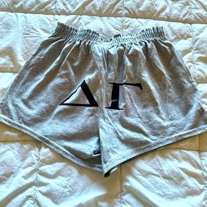 Gray Delta Gamma Shorts